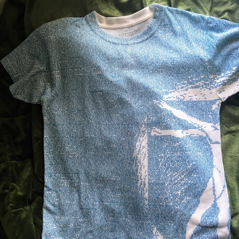 Litographs Light Blue Leonardo DaVinci Shirt